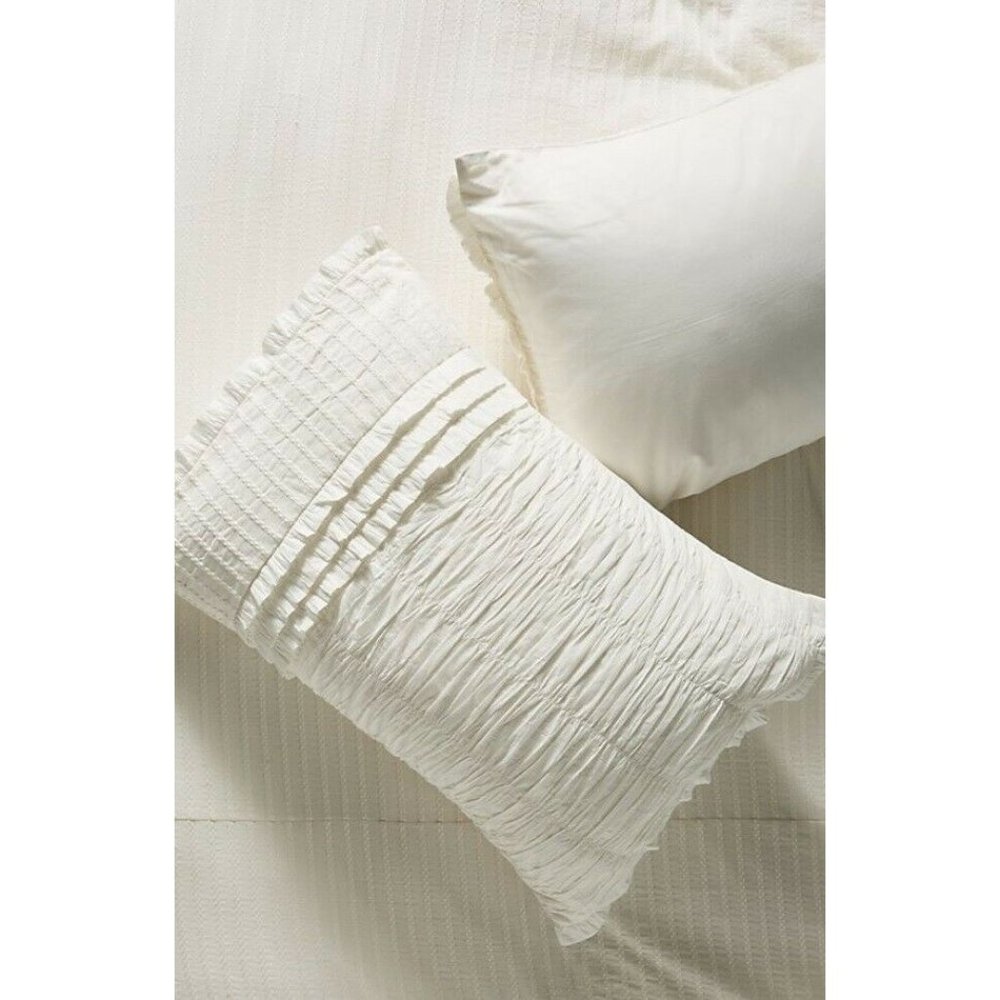 Anthropologie Sagebrush Shams Pillowcases Set Two